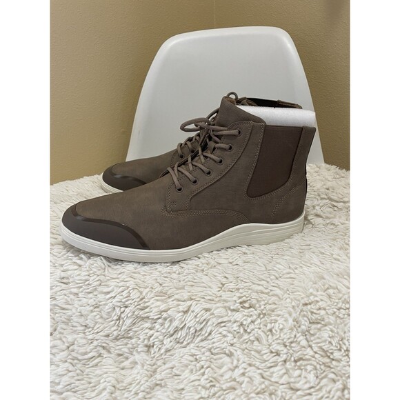 NIB ALDO Ashdale Men\'s Ankle Boots Brown Size 12 Almond Toe Laces Chukka Boot main image 5